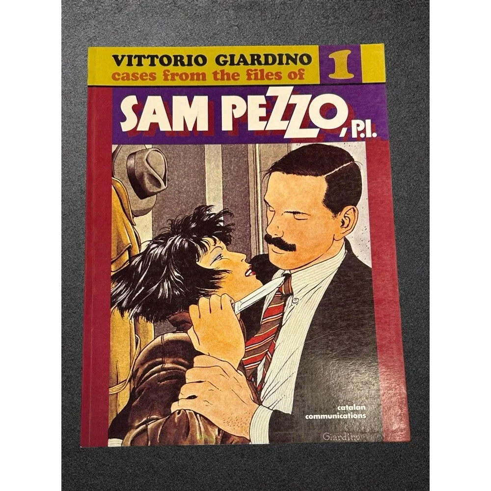 CASES FROM FILES OF SAM PEZZO P.I. BOOK ONE By Vittorio Giardino VF 1987 1st